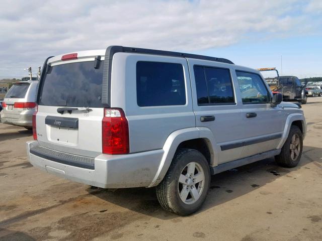 1J8HG48K16C289028 - 2006 JEEP COMMANDER 灰色 照片 4