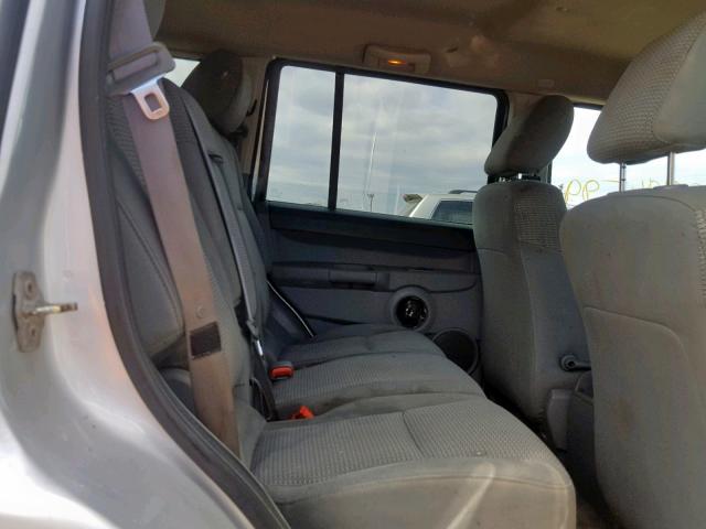 1J8HG48K16C289028 - 2006 JEEP COMMANDER 灰色 照片 6