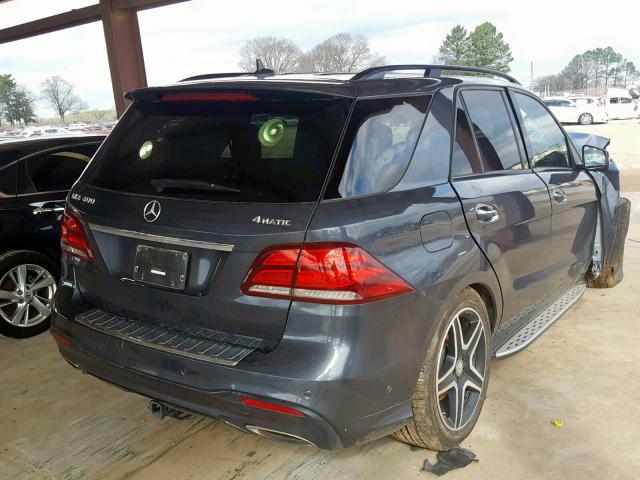 4JGDA5GBXGA751951 - 2016 MERCEDES-BENZ GLE 400 4M GRAY photo 4