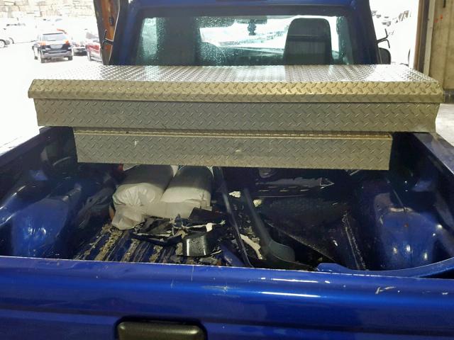 1FTYR10U04PA76137 - 2004 FORD RANGER BLUE photo 6