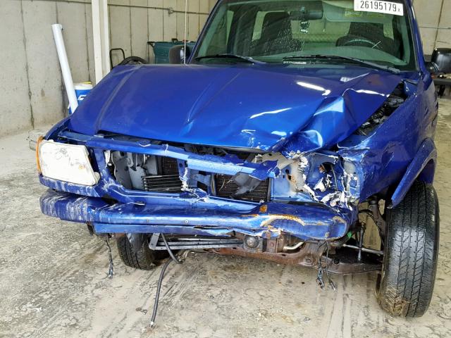 1FTYR10U04PA76137 - 2004 FORD RANGER BLUE photo 9