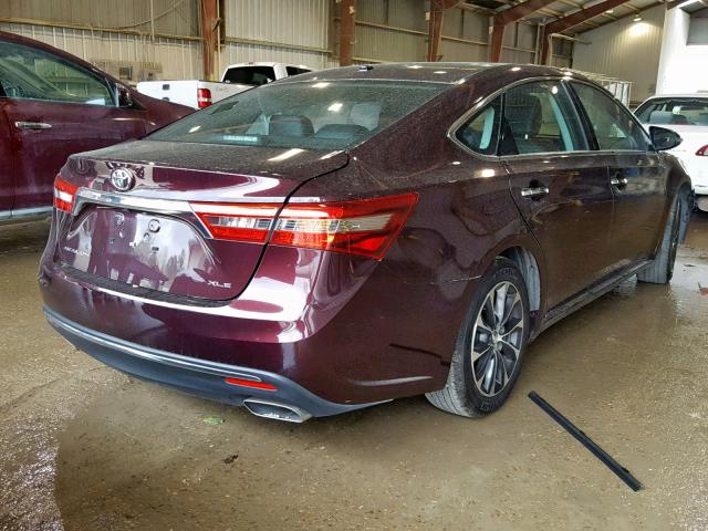 4T1BK1EB4JU288078 - 2018 TOYOTA AVALON XLE BLACK photo 4