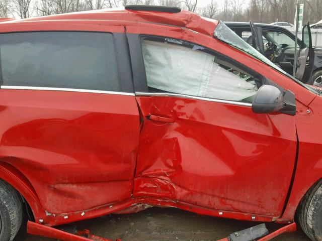 1G1JG6SB0D4223695 - 2013 CHEVROLET SONIC RS RED photo 9