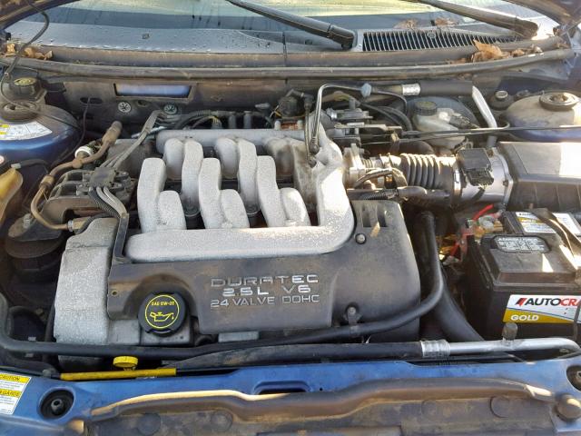 1ZWFT61L025618012 - 2002 MERCURY COUGAR V6 BLUE photo 7