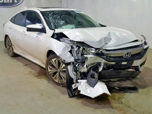 2HGFC1F73JH640794 - 2018 HONDA CIVIC EXL WHITE photo 1