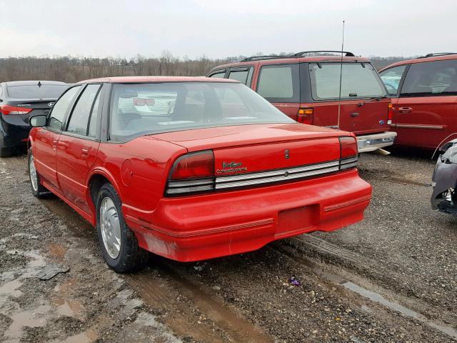 1G3WH52M9SD349492 - 1995 OLDSMOBILE CUTLASS SU RED photo 3