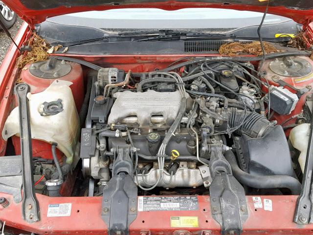 1G3WH52M9SD349492 - 1995 OLDSMOBILE CUTLASS SU RED photo 7