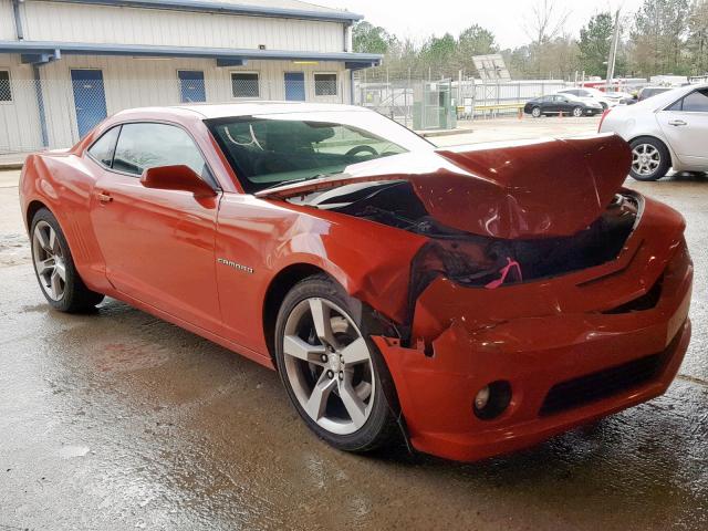 2G1FS1EW3B9113191 - 2011 CHEVROLET CAMARO SS ORANGE photo 1