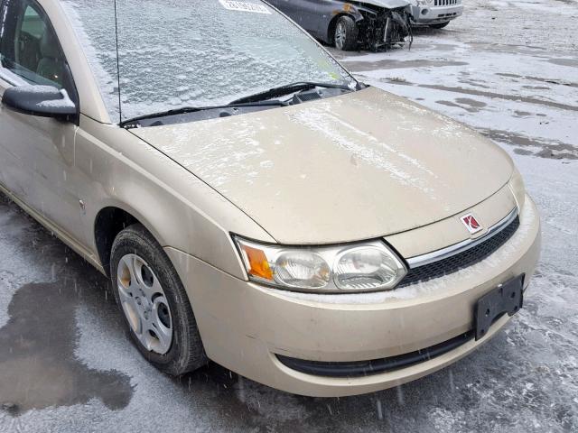 1G8AJ52F94Z185077 - 2004 SATURN ION LEVEL TAN photo 9