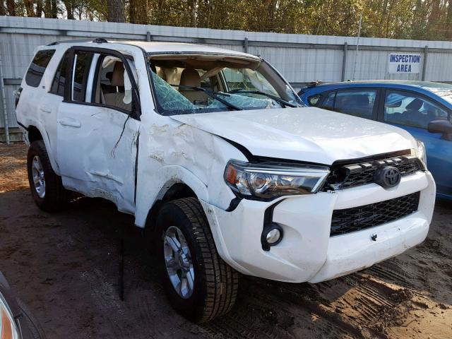 JTEBU5JR4G5281378 - 2016 TOYOTA 4RUNNER SR WHITE photo 1