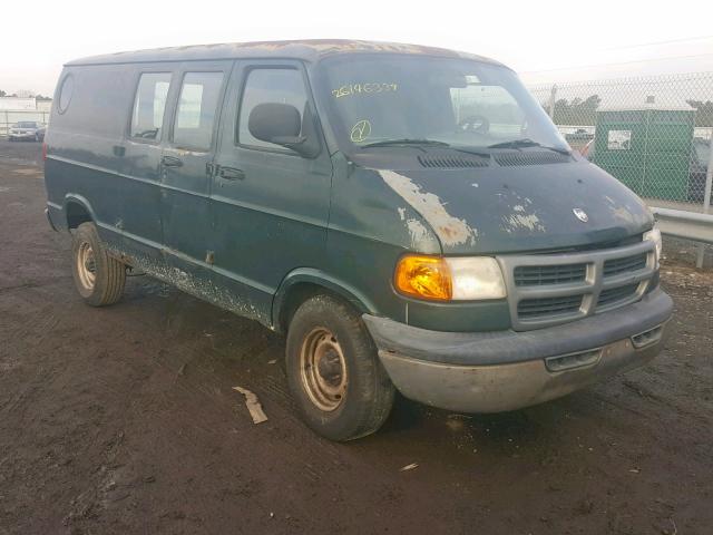 2B7HB11X8YK107614 - 2000 DODGE RAM VAN B1 GREEN photo 1