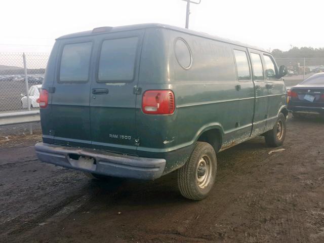 2B7HB11X8YK107614 - 2000 DODGE RAM VAN B1 GREEN photo 4