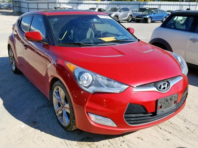 KMHTC6AD2CU022681 - 2012 HYUNDAI VELOSTER B RED photo 1