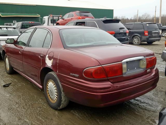 1G4HP54K6Y4272687 - 2000 BUICK LESABRE CU MAROON photo 3