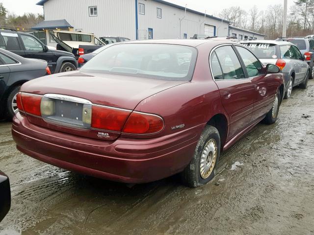 1G4HP54K6Y4272687 - 2000 BUICK LESABRE CU MAROON photo 4