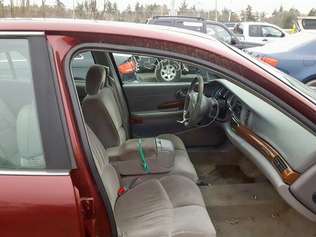 1G4HP54K6Y4272687 - 2000 BUICK LESABRE CU MAROON photo 5