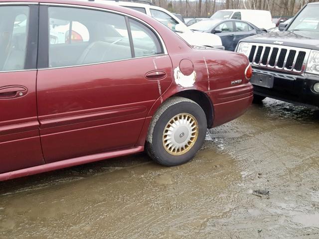 1G4HP54K6Y4272687 - 2000 BUICK LESABRE CU MAROON photo 9