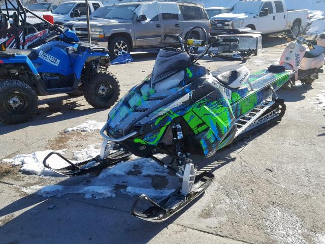 SN1CH8GS2EC017672 - 2014 POLA SNOWMOBILE GREEN photo 2