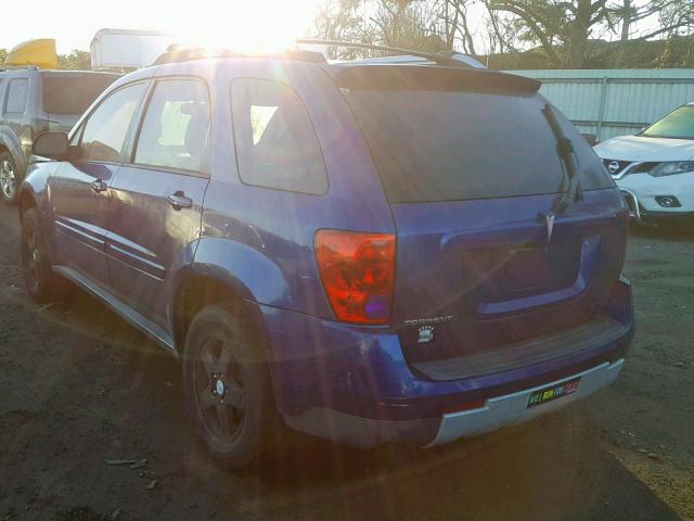 2CKDL63F366081550 - 2006 PONTIAC TORRENT PURPLE photo 3