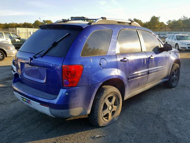 2CKDL63F366081550 - 2006 PONTIAC TORRENT PURPLE photo 4