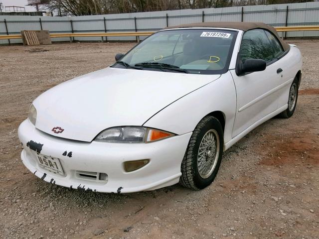 4G1JF32T3XB901803 - 1999 CHEVROLET CAVALIER Z WHITE photo 2