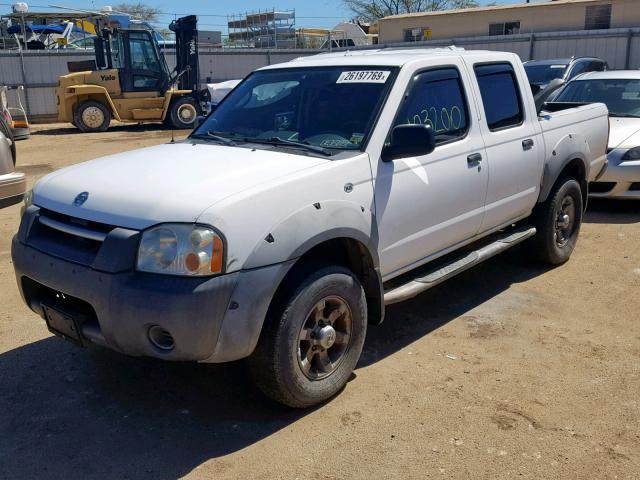 1N6ED27T93C435587 - 2003 NISSAN FRONTIER C WHITE photo 2