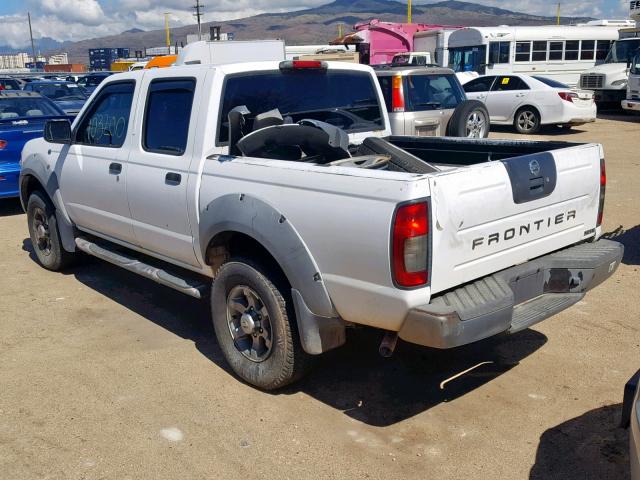 1N6ED27T93C435587 - 2003 NISSAN FRONTIER C WHITE photo 3