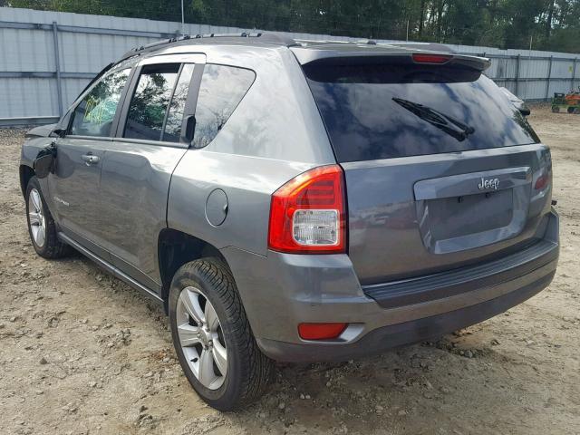 1C4NJCBB1DD283431 - 2013 JEEP COMPASS SP ნაცრისფერი ფოტო 3