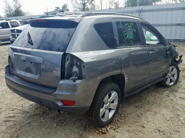 1C4NJCBB1DD283431 - 2013 JEEP COMPASS SP ნაცრისფერი ფოტო 4