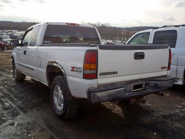 2GTEK19T741217560 - 2004 GMC NEW SIERRA WHITE photo 3