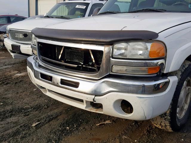 2GTEK19T741217560 - 2004 GMC NEW SIERRA WHITE photo 9