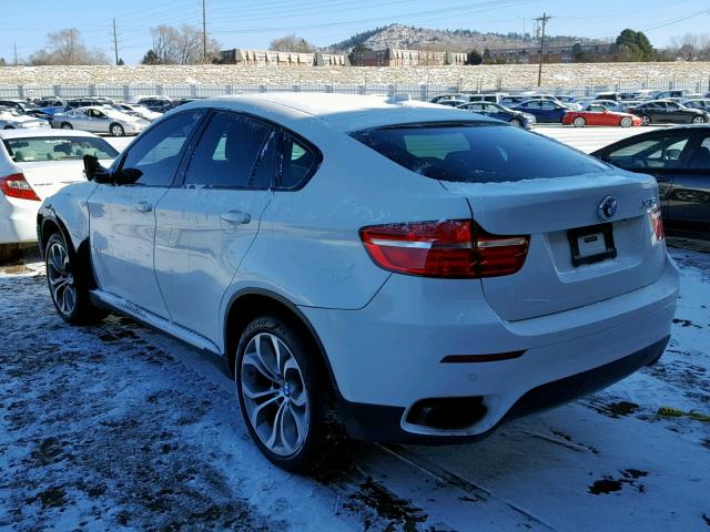 5UXFG8C56EL592438 - 2014 BMW X6 XDRIVE5 WHITE photo 3