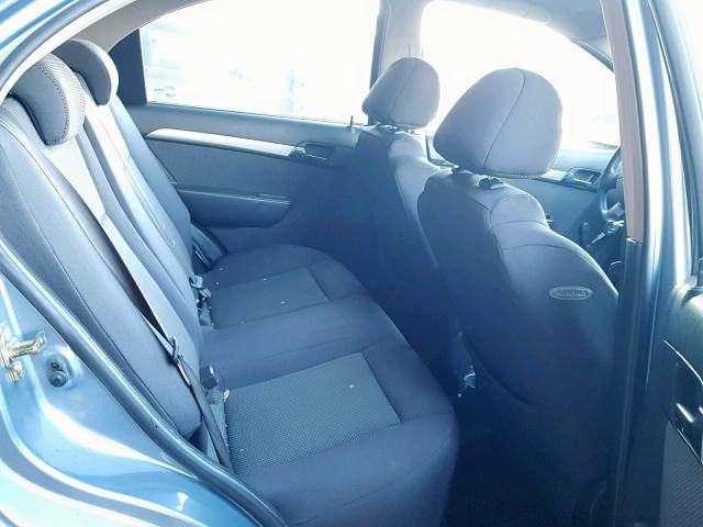KL1TD56607B104228 - 2007 CHEVROLET AVEO BASE ლურჯი ფოტო 6