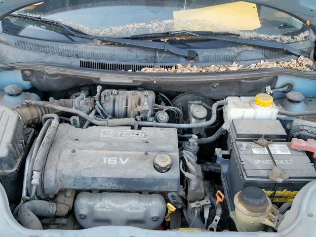 KL1TD56607B104228 - 2007 CHEVROLET AVEO BASE ლურჯი ფოტო 7