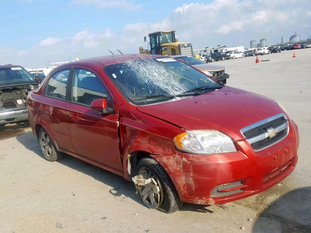 KL1TD5DE8BB211563 - 2011 CHEVROLET AVEO LS RED photo 1