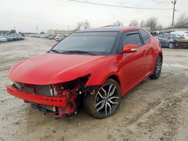JTKJF5C74E3067790 - 2014 TOYOTA SCION TC 红色 照片 2