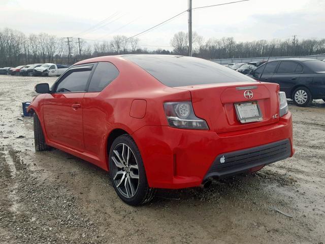 JTKJF5C74E3067790 - 2014 TOYOTA SCION TC 红色 照片 3