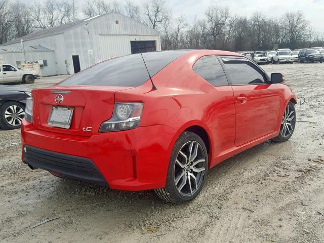 JTKJF5C74E3067790 - 2014 TOYOTA SCION TC 红色 照片 4