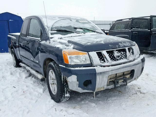 1N6AA0CH6FN505794 - 2015 NISSAN TITAN S BLUE photo 1