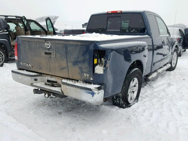 1N6AA0CH6FN505794 - 2015 NISSAN TITAN S BLUE photo 4