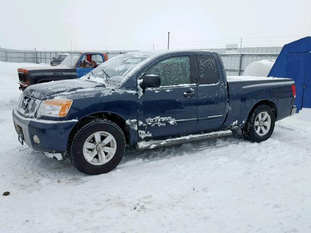 1N6AA0CH6FN505794 - 2015 NISSAN TITAN S BLUE photo 9