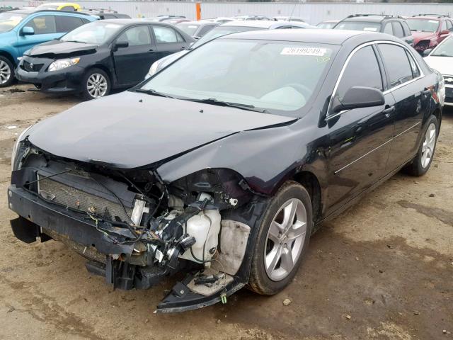 1G1ZB5E03CF218709 - 2012 CHEVROLET MALIBU LS BLACK photo 2