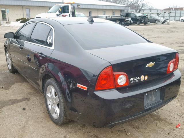 1G1ZB5E03CF218709 - 2012 CHEVROLET MALIBU LS BLACK photo 3