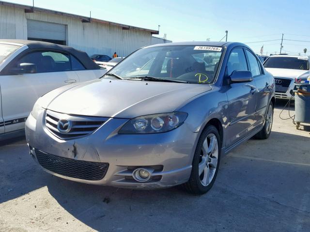 JM1BK324661446774 - 2006 MAZDA 3 S GRAY photo 2