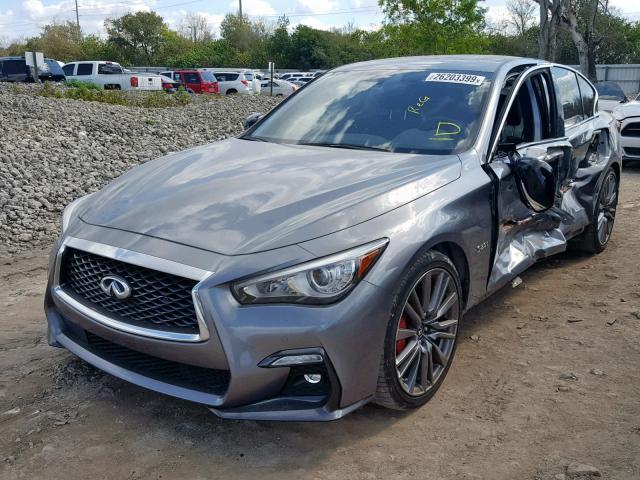 JN1FV7AP8JM460441 - 2018 INFINITI Q50 RED SP CHARCOAL photo 2