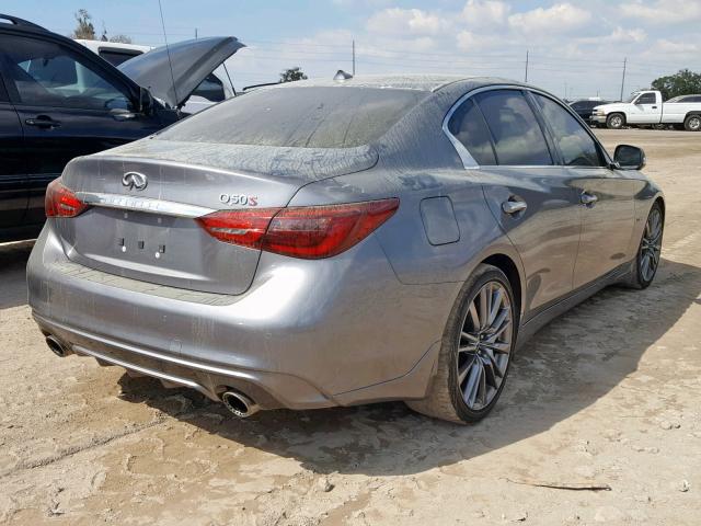 JN1FV7AP8JM460441 - 2018 INFINITI Q50 RED SP CHARCOAL photo 4