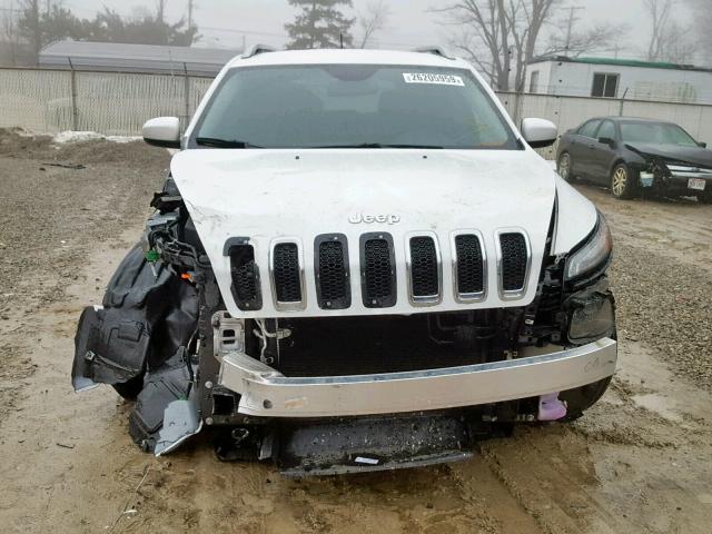 1C4PJMCS3FW787970 - 2015 JEEP CHEROKEE L WHITE photo 9