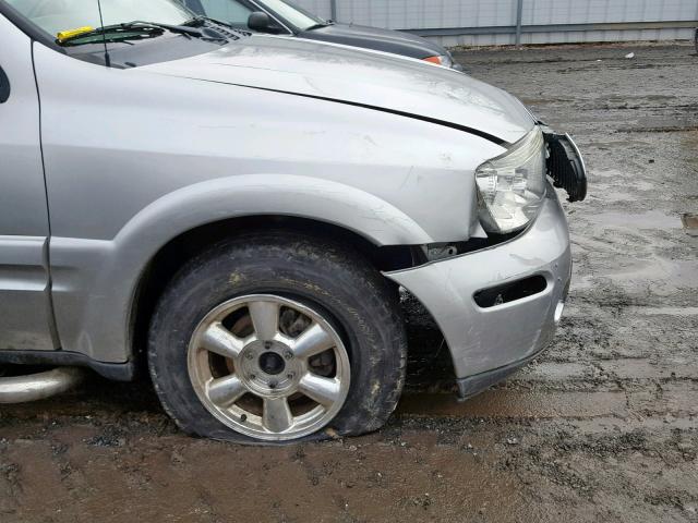 5GADT13S062358421 - 2006 BUICK RAINIER CX SILVER photo 9