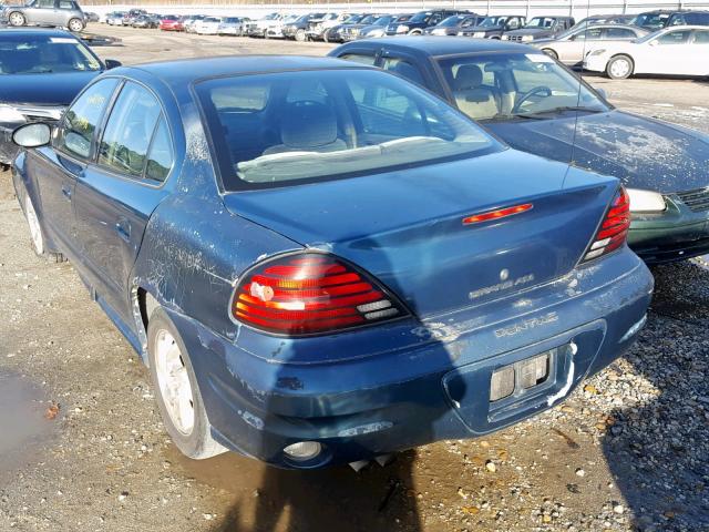 1G2NF52F33C123916 - 2003 PONTIAC GRAND AM S GREEN photo 3