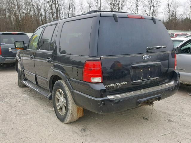 1FMFU18L74LB31302 - 2004 FORD EXPEDITION BLACK photo 3